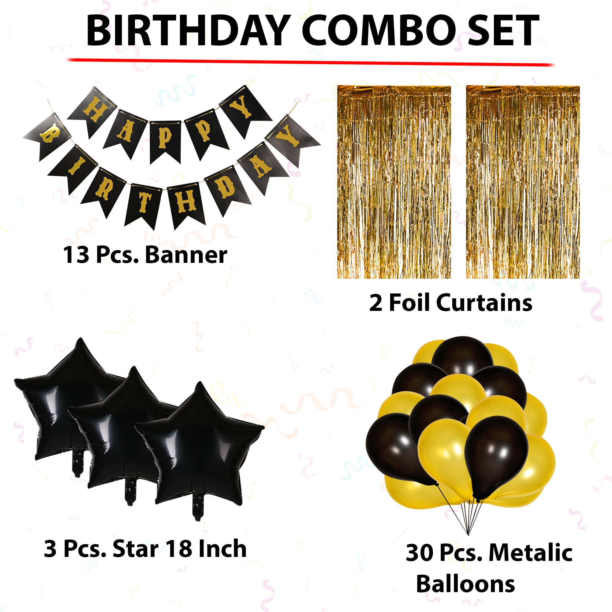 3 Star Golden Birthday Combo Set