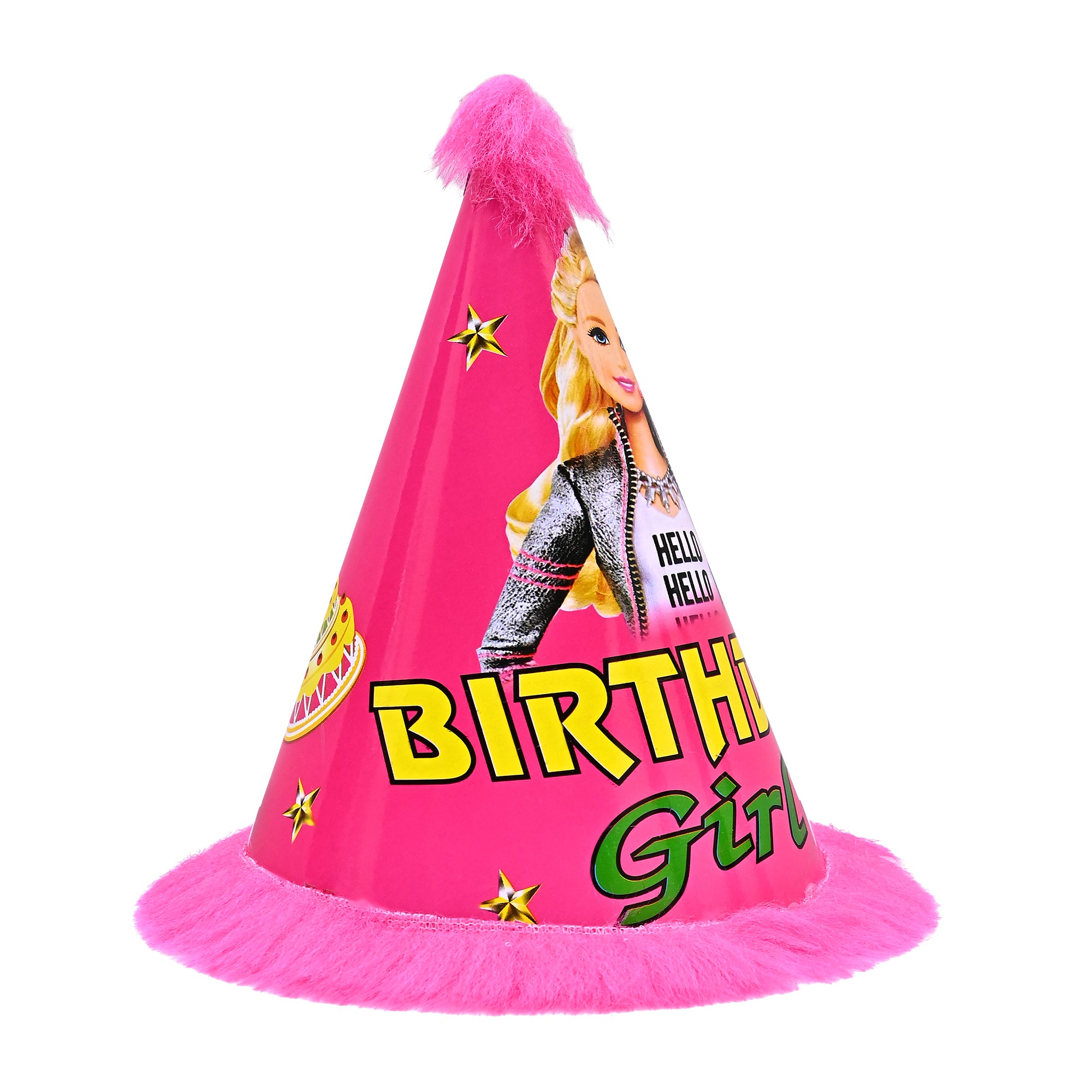 1 Barbie Birthday Girl Cap (Hello)