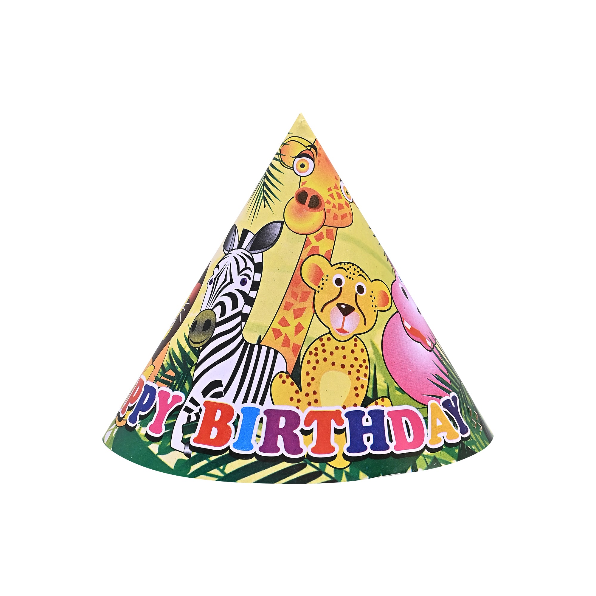 10 Jungle Birthday Caps (s)