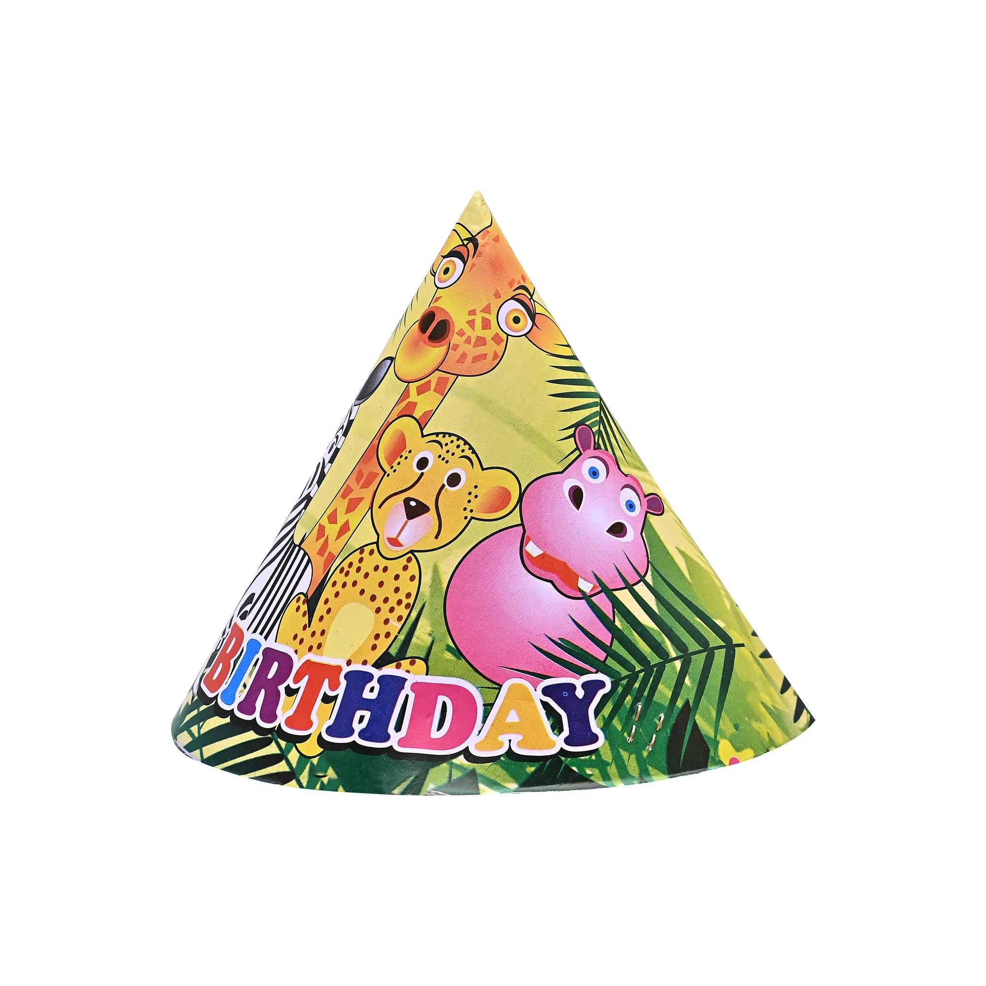 10 Jungle Birthday Caps (s)