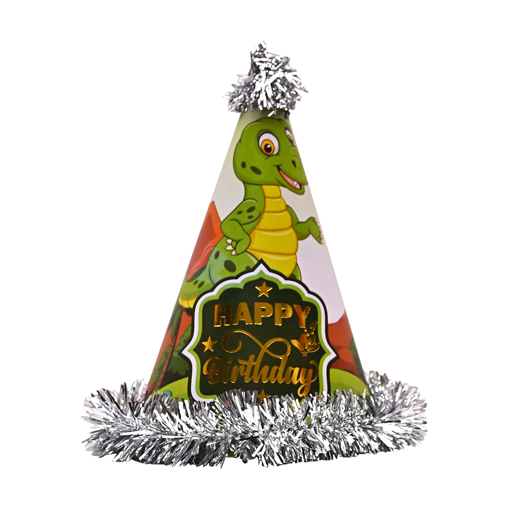 10 Dinosaur Birthday Caps